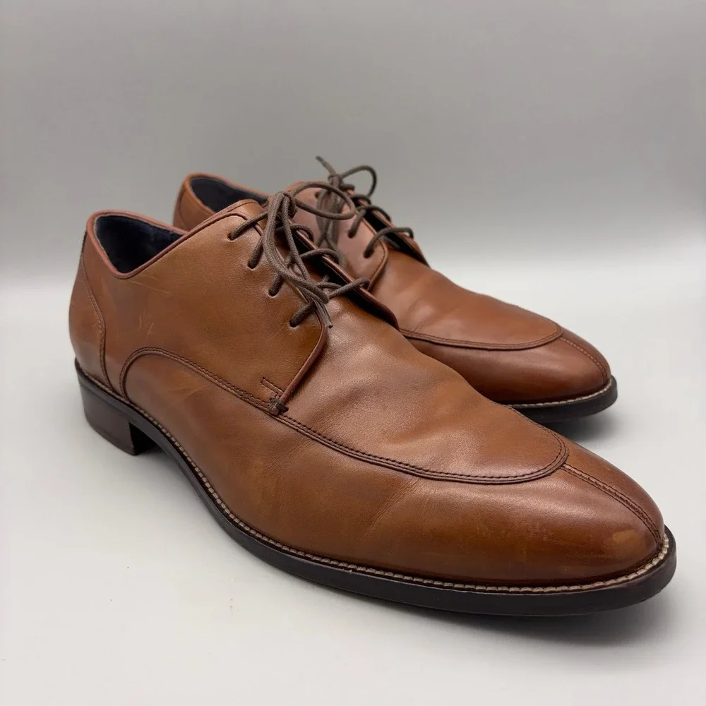 Cole Haan Dress Shoes Men 11 Lenox Hill Split Toe Derby Classic Professional